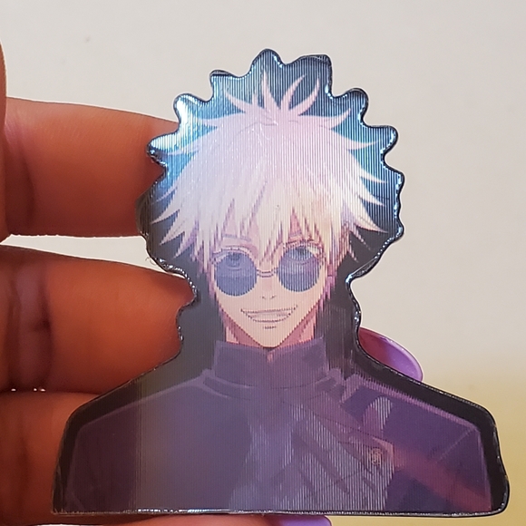 🍒🍒 Jujutsu Kaisen Anime: Satoru Gojo Motion Changing Sticker - Picture 3 of 6